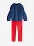 Lot de 2 pyjamas en velours 'cerise' fille marine 7 - vertbaudet enfant 