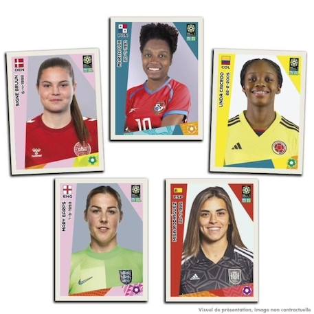 Boîte de 9 pochettes Coupe de monde féminine de la FIFA 2023™ - PANINI BLANC 2 - vertbaudet enfant 