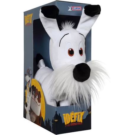 Gipsy Toys - Idéfix et les Irréductibles - 30cm - Vendu En boîte Cadeau - Blanc Noir BLANC 3 - vertbaudet enfant 