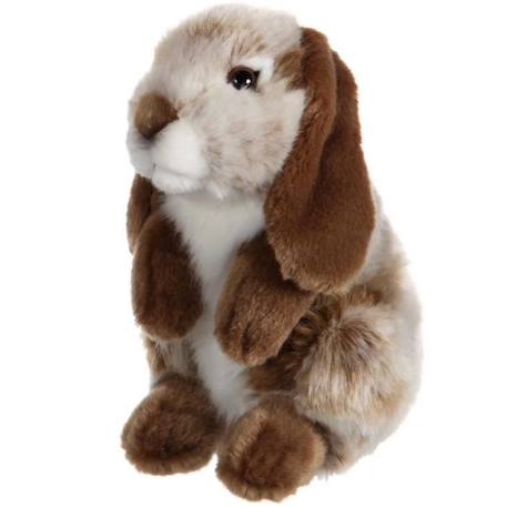 Gipsy Toys - Lapin Bélier - Peluche - 18 cm - Marron BLANC 1 - vertbaudet enfant 