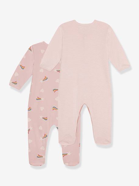 Lot de 2 dors-bien PETIT BATEAU rose 2 - vertbaudet enfant 