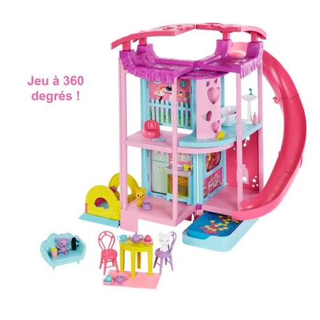 Barbie®-La Maison de Chelsea, 50 cm, animaux et + de 15 accessoires HCK77 ROUGE 2 - vertbaudet enfant 