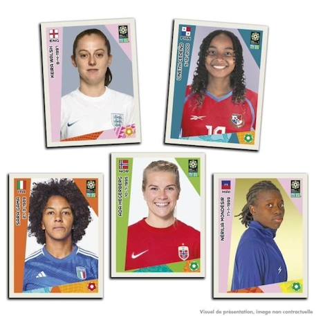 Boîte de 9 pochettes Coupe de monde féminine de la FIFA 2023™ - PANINI BLANC 3 - vertbaudet enfant 