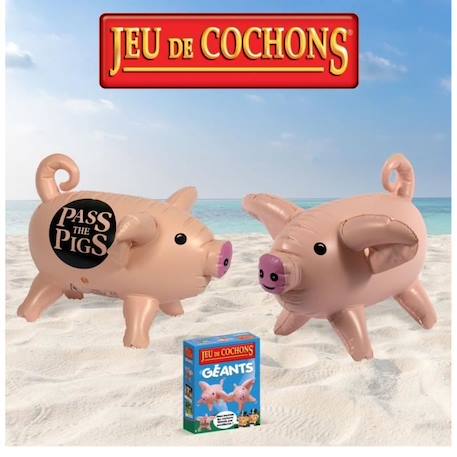 JEU DE COCHONS GEANTS - Jeu de plateau - WINNING MOVES BLEU 5 - vertbaudet enfant 