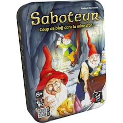 Jouet-Jeux de société-Jeu de société Saboteur - GIGAMIC - Pour enfants à partir de 8 ans - Cartes, bluff et stratégie