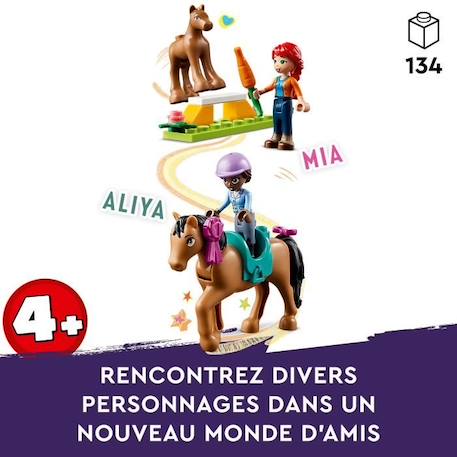 LEGO® Friends 41746 Le Dressage Équestre, Jouet de Chevaux et Poney, Cadeau Enfants 4 Ans VIOLET 3 - vertbaudet enfant 