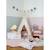 Tente Tipi Rose Blanc avec volants ROSE 4 - vertbaudet enfant 