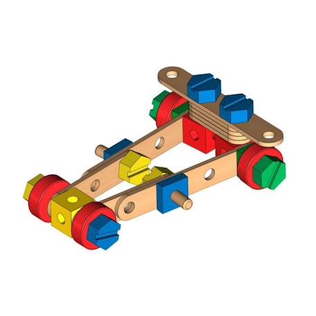 Jeu de construction - MELISSA & DOUG - Ensemble de 48 pièces - Pour enfant de 3 ans et plus JAUNE 1 - vertbaudet enfant 