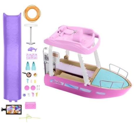 Barbie®-Bateau de Rêve-Coffret bateau, piscine, toboggan, accessoires HJV37 ROSE 3 - vertbaudet enfant 