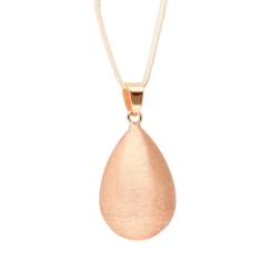 Vêtements de grossesse-Bijoux-Bola de grossesse Collier Goutte effet brossé 150 cm Rose