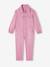 Combinaison longue en toile garment dyed fille vieux rose 6 - vertbaudet enfant 