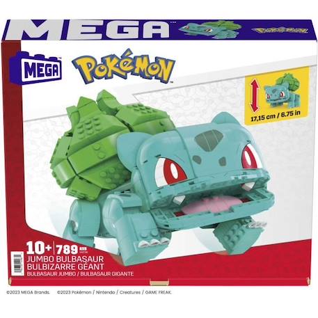 MEGA-Pokémon-Bulbizarre Géant, 1 figurine articulée (355 pcs) HNT96 BLANC 6 - vertbaudet enfant 