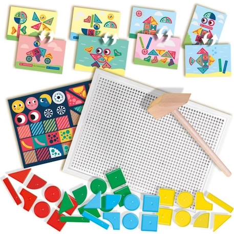 SES CREATIVE - My first - Jeux de Tap Tap fantaisie pour enfant de 12 mois et plus BLANC 2 - vertbaudet enfant 