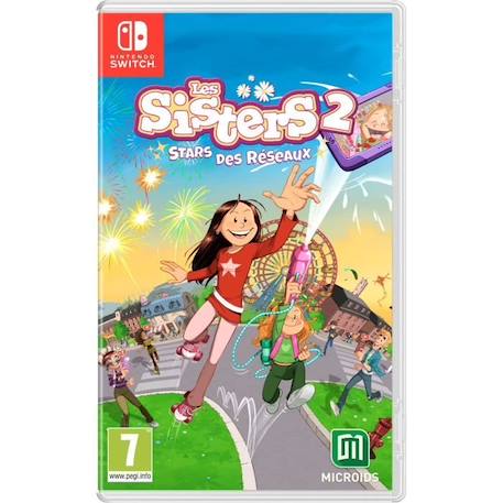 Jeu Nintendo Switch - Les Sisters 2: Star des Réseaux - Aventure - Microïds VERT 1 - vertbaudet enfant 