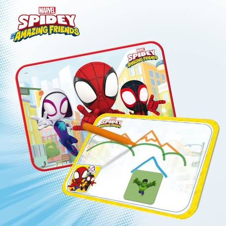 Bureau d'activités pour enfants - Spidey Super desk - Edu games - LISCIANI BLEU 6 - vertbaudet enfant 