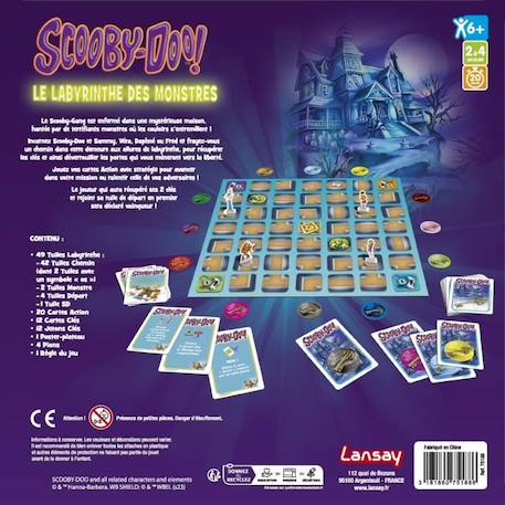 Le Labyrinthe des monstres - SCOOBY-DOO - Jeu de société VIOLET 3 - vertbaudet enfant 