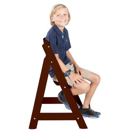 ROBA Chaise Haute Évolutive Sit Up Flex - Utilisable Jusqu'à la Chaise d'Adolescent - Bois Brun MARRON 3 - vertbaudet enfant 