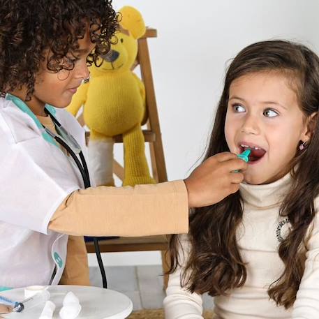 Méga kit de docteur SES CREATIVE Petits pretenders - Matière : Polyester - Dès 3 ans BLANC 1 - vertbaudet enfant 