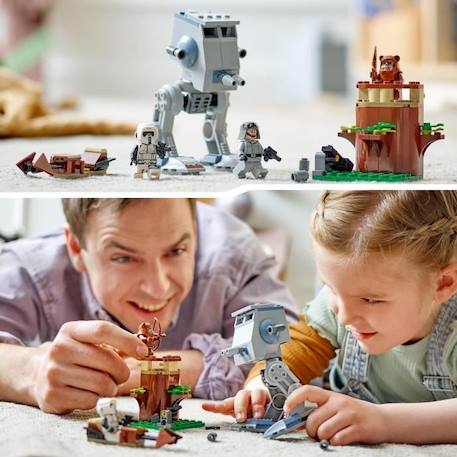 LEGO Star Wars 75332 AT-ST, Jeu de Construction, Marcheur, avec Minifigurine Scout Trooper MARRON 3 - vertbaudet enfant 