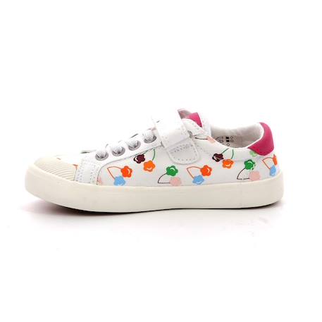 KICKERS Baskets basses Kickgoldi blanc BLANC 4 - vertbaudet enfant 