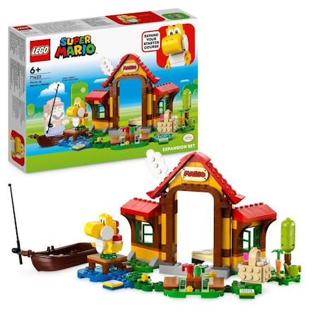 LEGO® Super Mario 71422 Ensemble d’Extension Pique-nique chez Mario, Jouet à Combiner avec Pack de Démarrage VERT 1 - vertbaudet enfant 