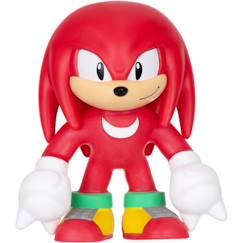 Jouet-Figurine Knuckles - Sonic - Goo Jit Zu - 11 cm - Rouge et blanc - Mixte - Chine