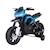 Moto électrique pour enfants - HOMCOM - 4 roues - Effets lumineux et sonores - Bleu BLEU 1 - vertbaudet enfant 