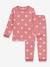 Pyjama coeur fille manches longues PETIT BATEAU bois de rose 1 - vertbaudet enfant 