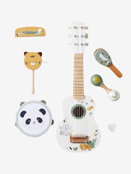 Coffret 6 instruments de musique en bois FSC® TANZANIE écru 4 - vertbaudet enfant 