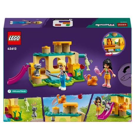 LEGO® 42612 Friends Les Aventures des Chats au Parc, Jouets avec Animaux et Figurines, dont Olly, Liann et 2 Figurines de Chat BLEU 6 - vertbaudet enfant 