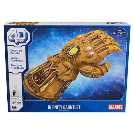 Marvel - GANT DE L'INFINI DE THANOS - Maquette 4D à construire - 35 cm MARRON 4 - vertbaudet enfant 