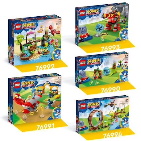 LEGO® Sonic the Hedgehog 76993 Sonic contre le Death Egg Robot du Dr. Eggman, Jouet pour Enfants, avec 6 Personnages ROUGE 5 - vertbaudet enfant 