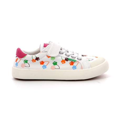 KICKERS Baskets basses Kickgoldi blanc BLANC 1 - vertbaudet enfant 