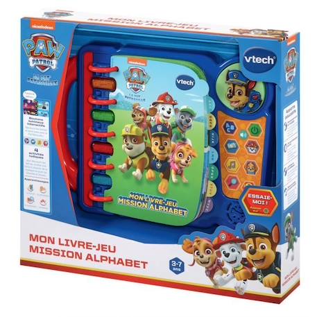 Vech Pat patrouille - Mon livre-jeu mission alphabet BLANC 5 - vertbaudet enfant 