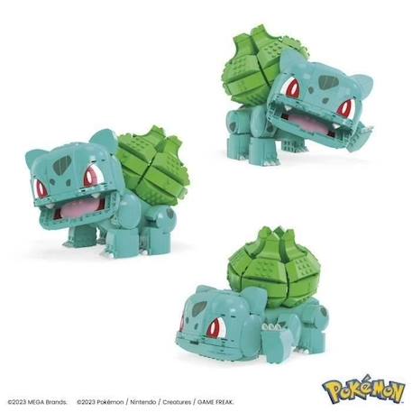 MEGA-Pokémon-Bulbizarre Géant, 1 figurine articulée (355 pcs) HNT96 BLANC 4 - vertbaudet enfant 