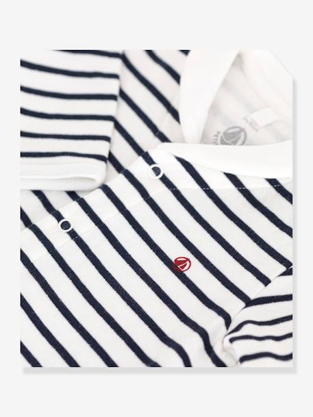 Pyjama en tubique PETIT BATEAU rayé marine 3 - vertbaudet enfant 