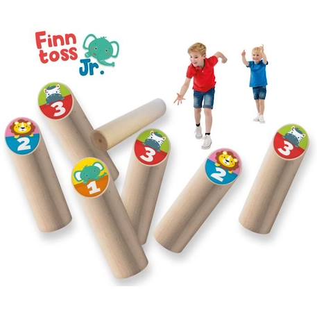 Jeu de lancer finlandais junior - SES CREATIVE - Finntoss Jr. - Bois - Marron - A partir de 4 ans MARRON 3 - vertbaudet enfant 