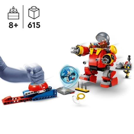 LEGO® Sonic the Hedgehog 76993 Sonic contre le Death Egg Robot du Dr. Eggman, Jouet pour Enfants, avec 6 Personnages ROUGE 3 - vertbaudet enfant 