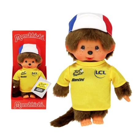 Peluche Monchhichi Tour de France - 20 cm - BANDAI VERT 1 - vertbaudet enfant 