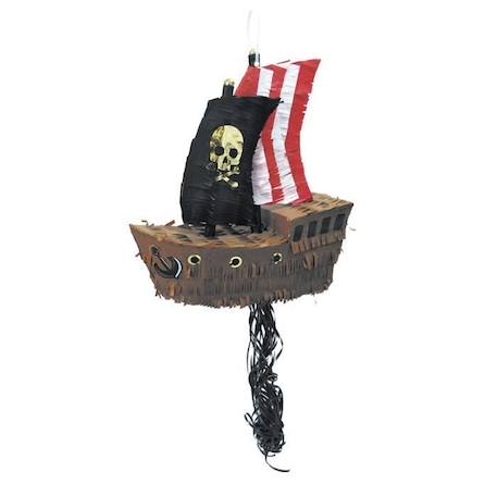 Piñata à remplir - Bâteau de pirate - Marron - Chocolat - PARTY PRO - Enfant - Mixte MARRON 1 - vertbaudet enfant 