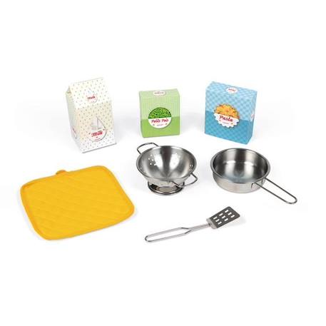 Cuisine en bois JANOD Grande Cuisine Happy Day - Pour Enfant dès 3 Ans JAUNE 2 - vertbaudet enfant 