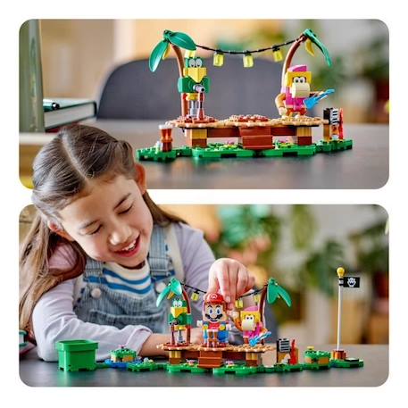 LEGO® Super Mario 71421 Ensemble d'Extension Concert de Dixie Kong dans la Jungle, à Combiner avec Pack de Démarrage MARRON 5 - vertbaudet enfant 