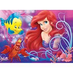Jouet-Puzzle enfant Disney Princesses - Jolie petite sirène Ariel - Nathan - 60 pièces + trieur - A partir de 6 ans
