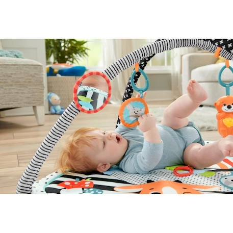 Fisher-Price - Mon Tapis d'activités 3 en 1 sensoriel - Tapis Bébé - Dès la naissance HBP41 BLANC 4 - vertbaudet enfant 