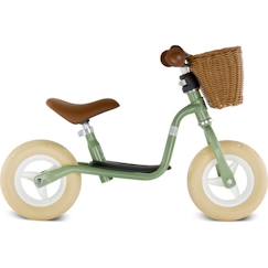 Jouet-Draisienne PUKY LR M Classic rétro-vert pour enfant - Panier de guidon inclus