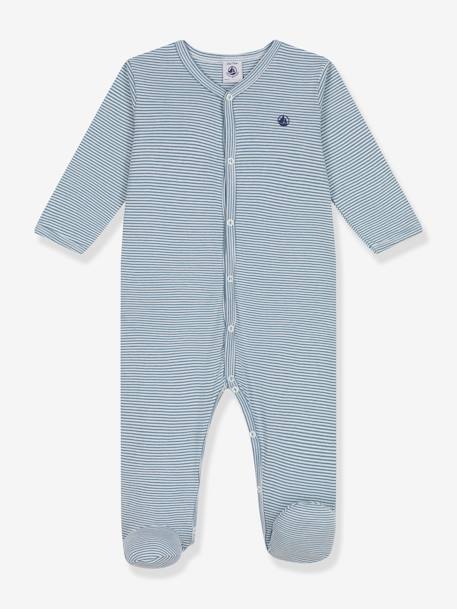 Dors-bien rayé PETIT BATEAU rayé bleu 1 - vertbaudet enfant 