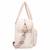 Sac à langer en velours côtelé et son matelas nomade 31 x 23 cm Beige BEIGE 3 - vertbaudet enfant 