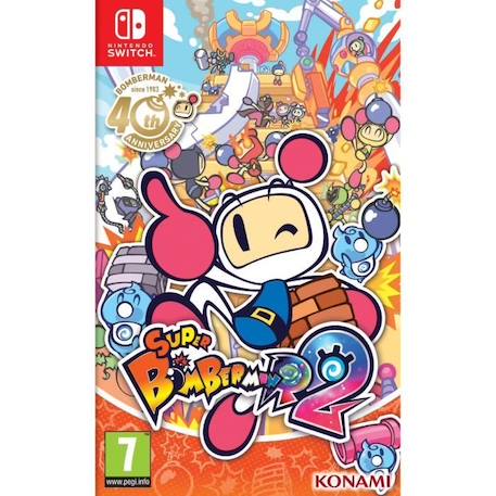 Super Bomberman R2 - Jeu Nintendo Switch BLEU 1 - vertbaudet enfant 