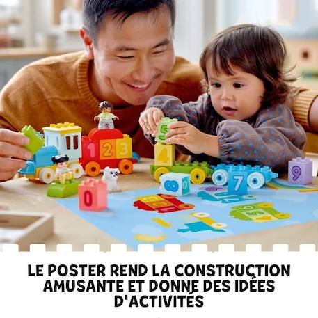 LEGO® 10954 DUPLO® Le train des chiffres - Apprendre à compter Jeux éducatif 1.5 an, Cadeau Jouet Bébé OU Set d’apprentissage VERT 6 - vertbaudet enfant 