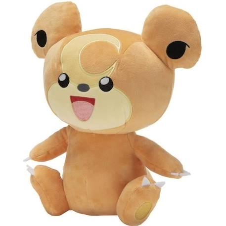 Pokémon - Peluche Teddiursa - 30 cm - BANDAI BEIGE 1 - vertbaudet enfant 